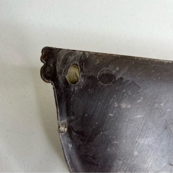 Vintage 70s Syroco Homco Faux Rattan Wall Pocket Planter Basket Cream Resin USA - Picture 7 of 12